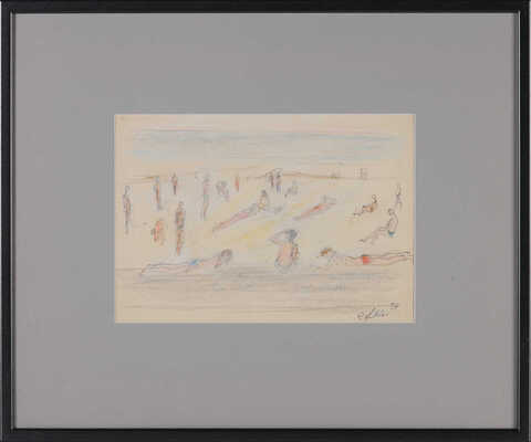 Лабас Александр Аркадьевич. На Рижском взморье